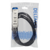 DELTACO USB 3.1 Gen 1 extension cable 3 meters, black