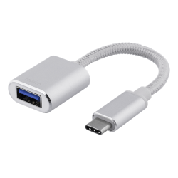 Deltaco USB-C uros - USB-A (F) adapter