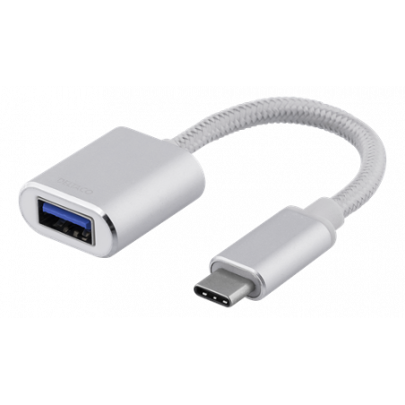 DELTACO USB-C - USB-A naaras adapteri